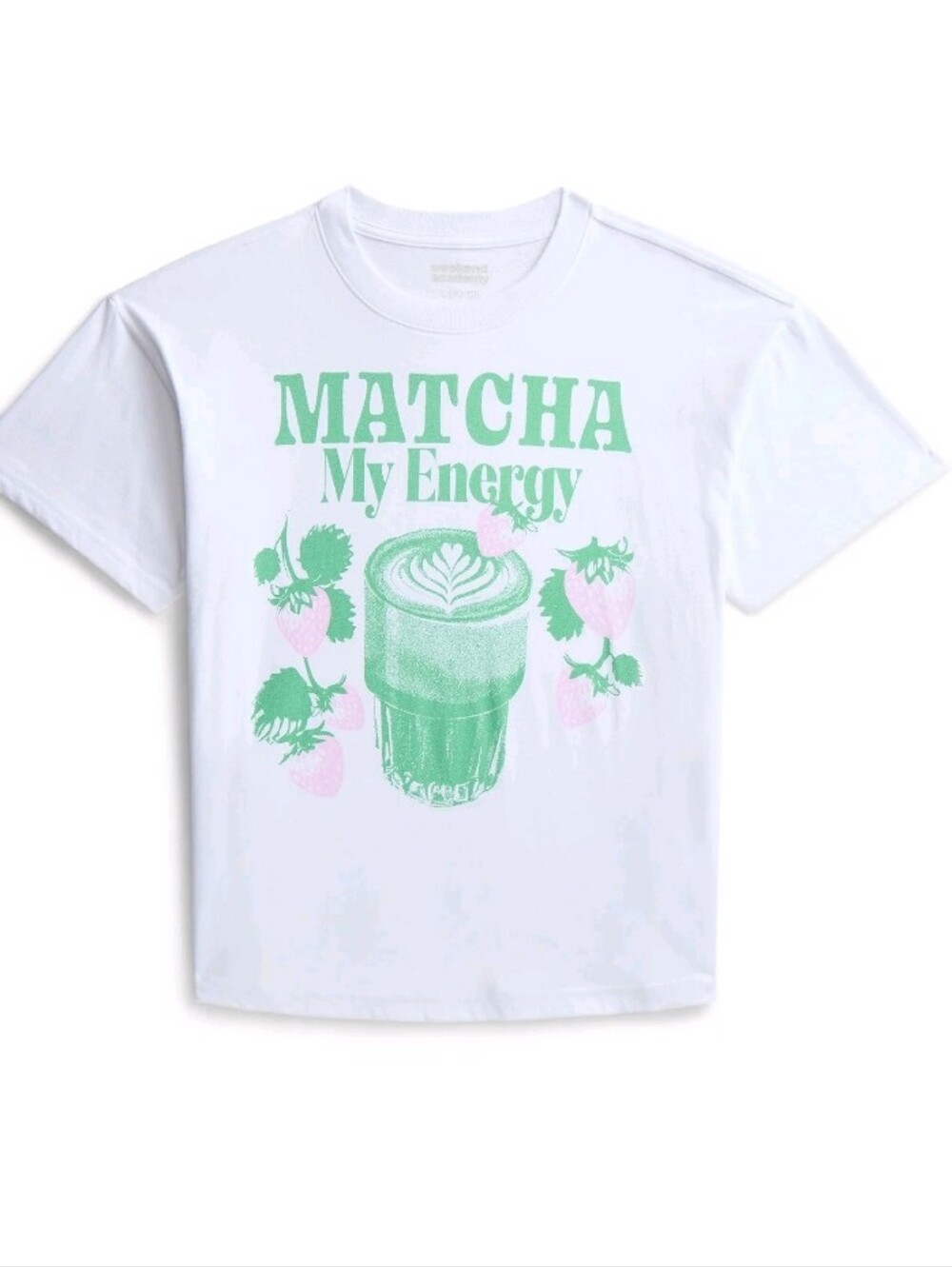 Weekend Academy Girls Oversized Graphic Tee with Short Sleeves